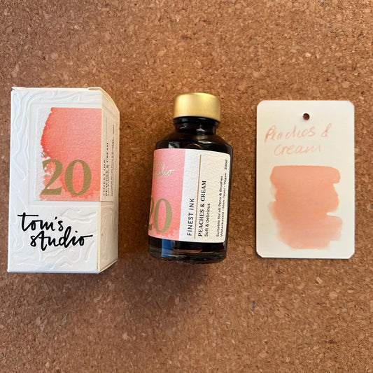 Tom's Studio #20 Peaches & Cream Fountain Pen Ink 50ml