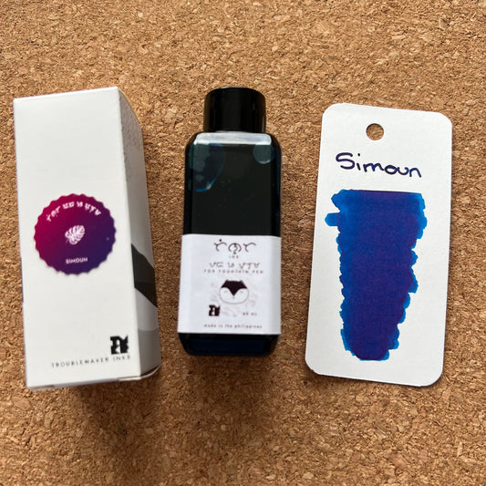 Troublemaker Simoun Sheening Fountain Pen Ink 60ml