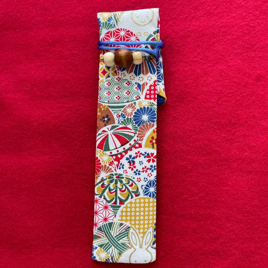Happy Bunny - Single Pen Kimono Case with Soft Luxurious Satin Interior