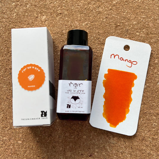 Troublemaker Mango Standard Fountain Pen Ink 60ml