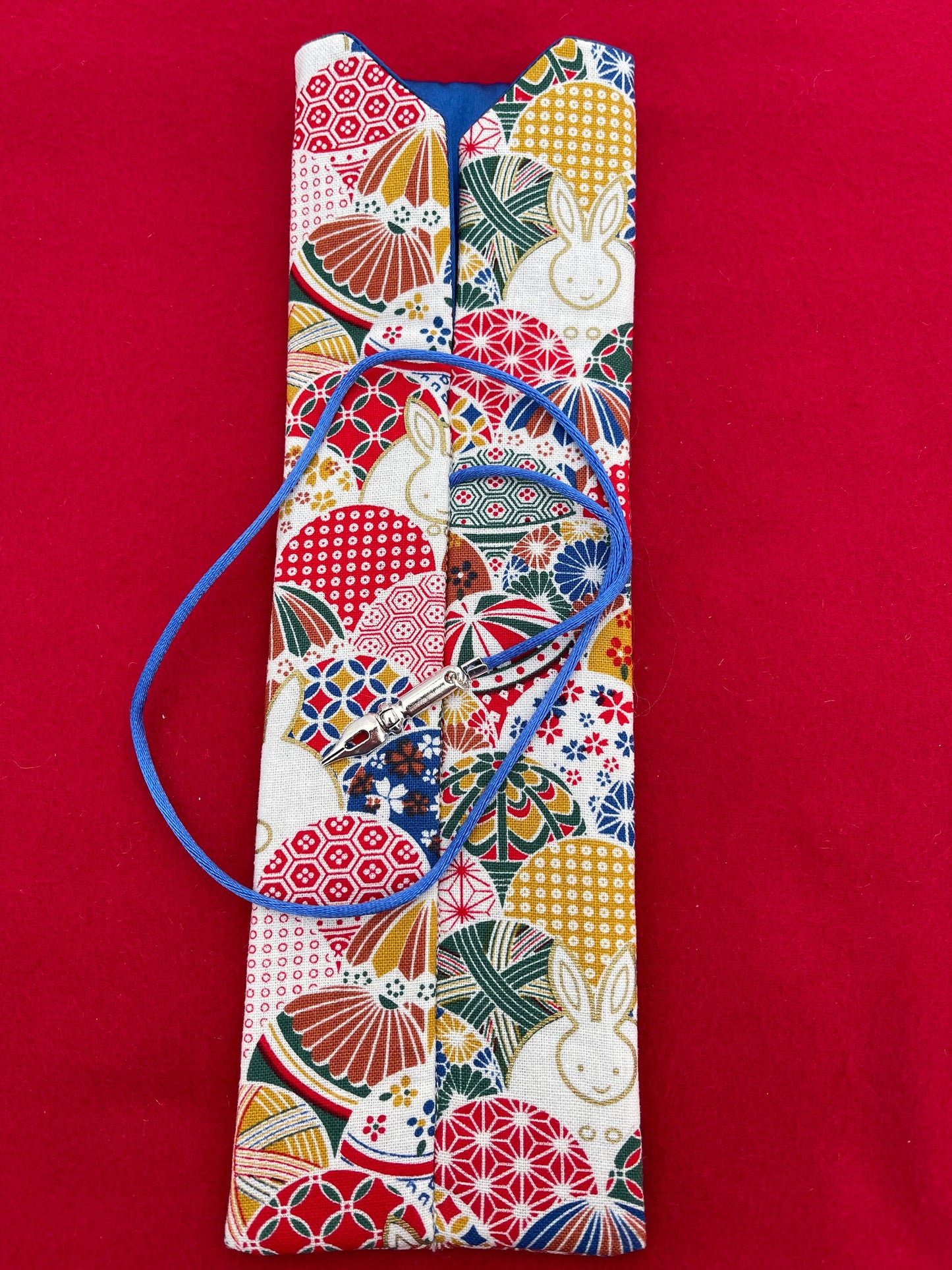 Happy Bunny - Double Pen Kimono Case with Soft Luxurious Satin Interior