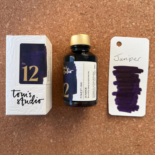 Tom's Studio #12 Juniper Fountain Pen Ink 50ml