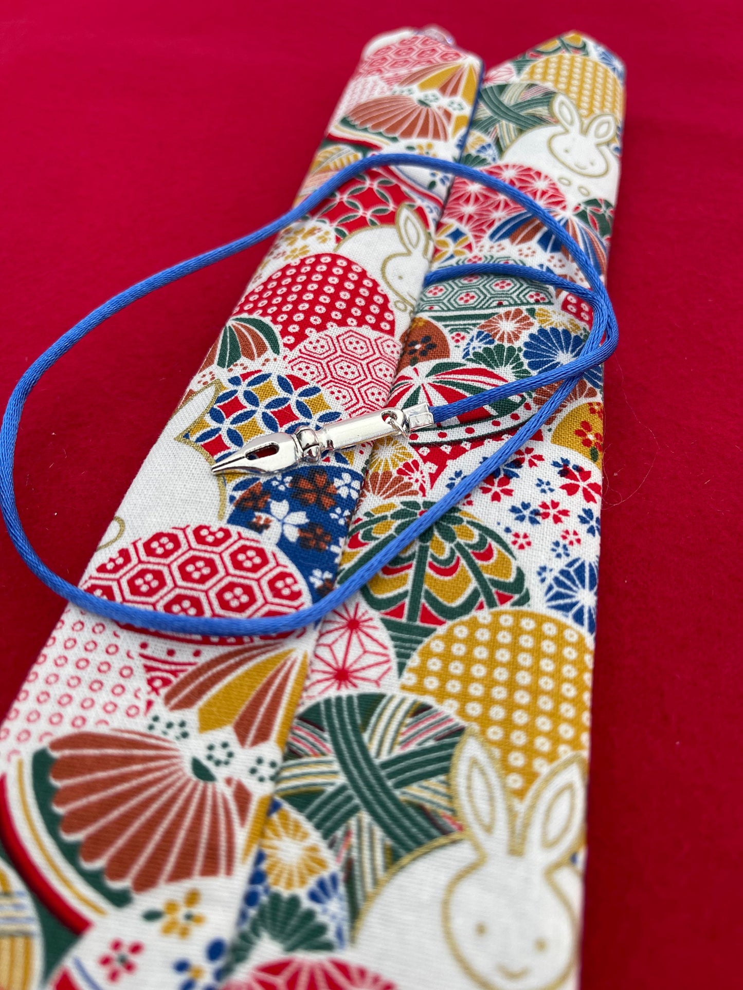 Happy Bunny - Double Pen Kimono Case with Soft Luxurious Satin Interior