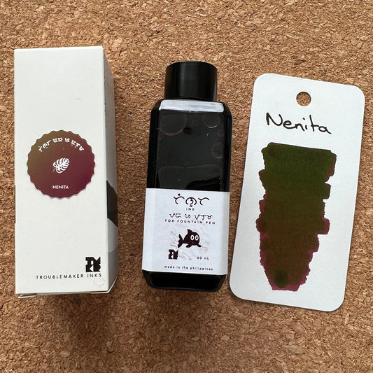 Troublemaker Nenita Sheening Fountain Pen Ink 60ml