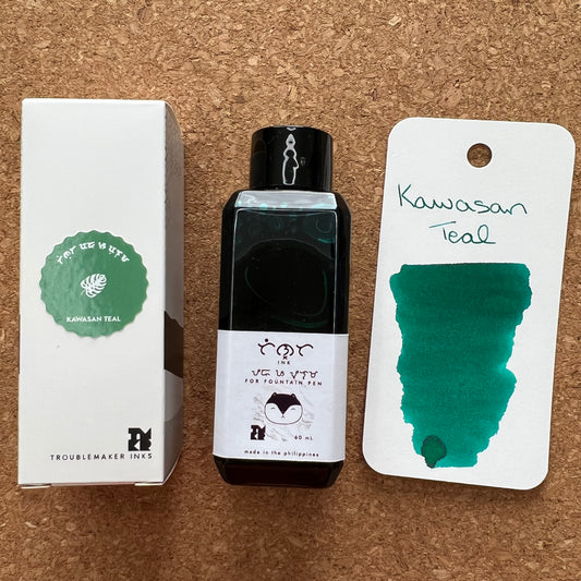 Troublemaker Kawasan Teal Standard Fountain Pen Ink 60ml