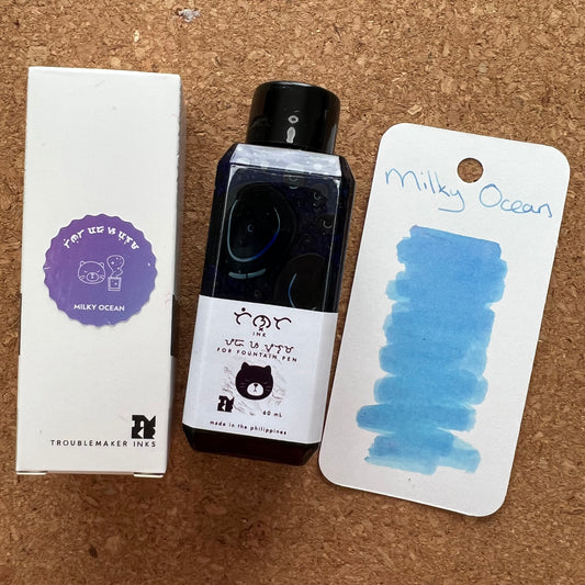 Troublemaker Milky Ocean Shading Fountain Pen Ink 60ml