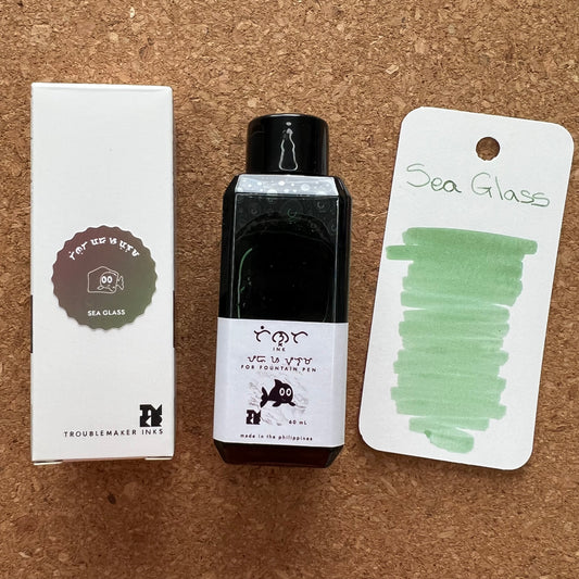 Troublemaker Sea Glass Shading Fountain Pen Ink 60ml