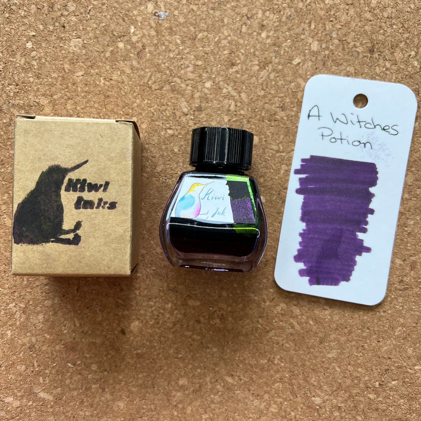 Kiwi Inks Witch's Potion Shimmer & Sheen Fountain Pen Ink 30ml